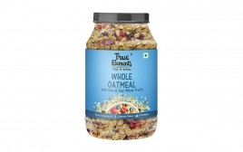 True Elements Whole Oatmeal with Chia & Real Whole Fruits  Plastic Jar  1 kilogram